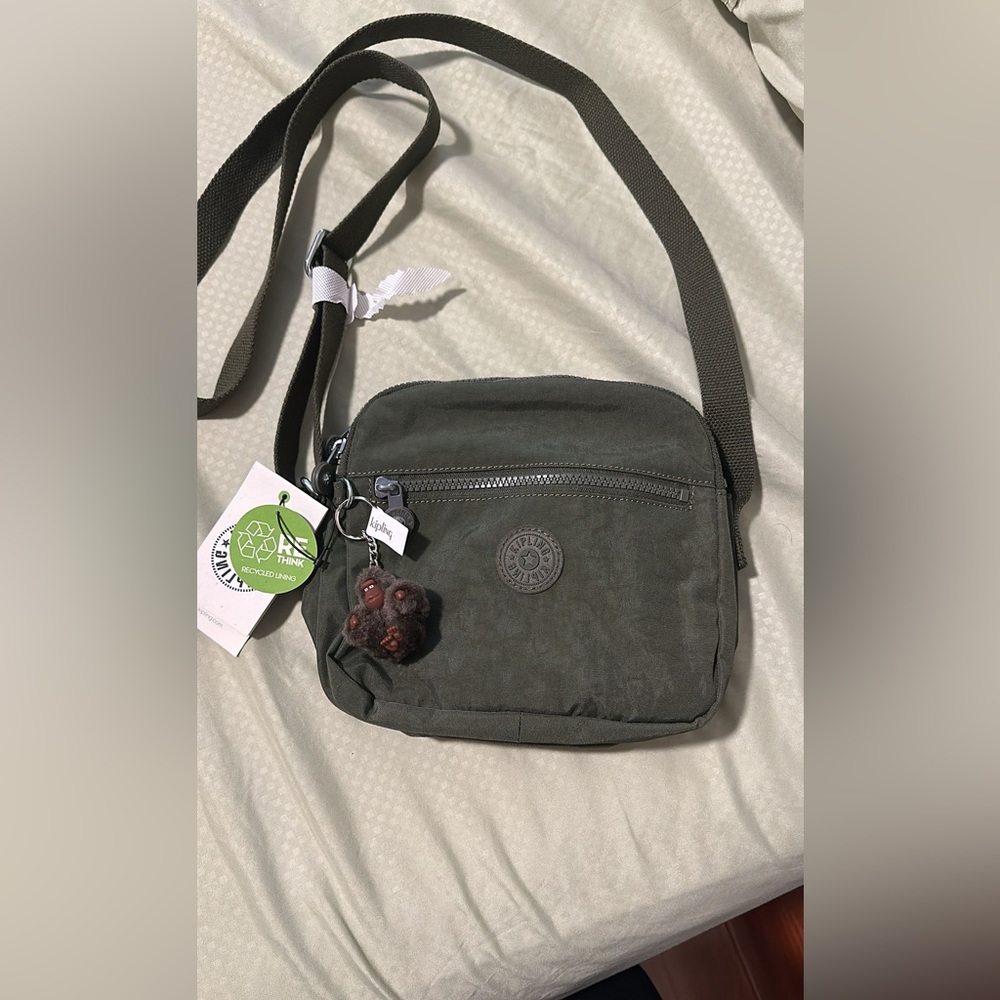 Kipling Keefe Crossbody Bag - Green (For Women) Brand New with Tags!